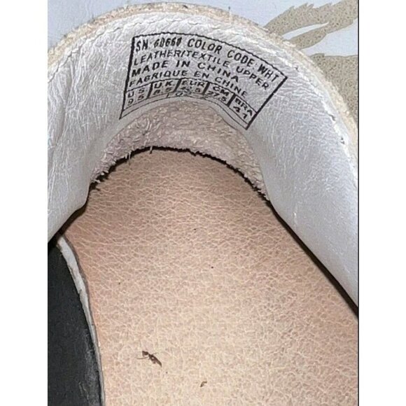 SKECHERS White Leather Dragon Slip On Driving Shoes Men Size 9.5 - Picture 7 of 7